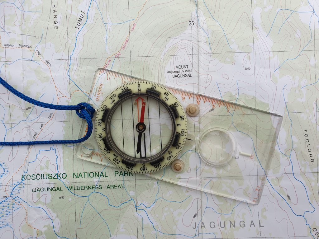 Map and online compass